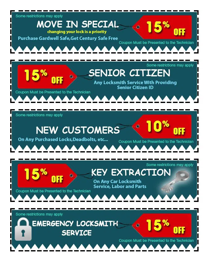 Father Son Locksmith Shop Jenkintown, PA 215-337-3197 - coupon